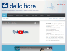Tablet Screenshot of dellafiore.com